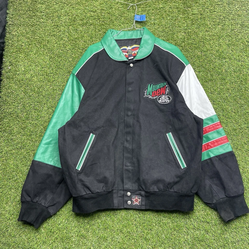 Chaqueta De Colección NASCAR Mountain Dew Para Hombres XL JH Diseño Kasey Kahne Nextel Racing Foto 1 de 4