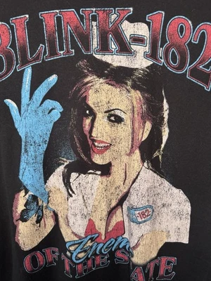 Blink-182 Shirt Mens Small Short Sleeve Black Enema Of The State Band Crew Neck - Image 1 of 4