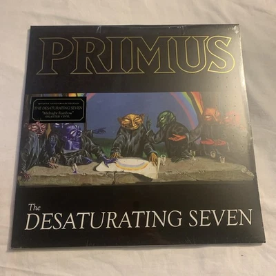 Primus ‎– The Desaturating Seven Midnight Rainbow Splatter VINYL LP NEW SEALED Foto 1 de 4
