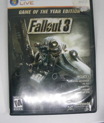 Fallout 3 (PC, DVD-ROM) – Game of the Year Edition – Tested – Ships Fast - Image 1 of 3
