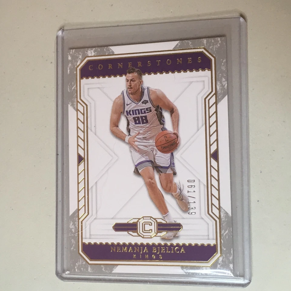 F49837  2018-19 Panini Cornerstones #114 Nemanja Bjelica /139 Kings - Image 1 of 1