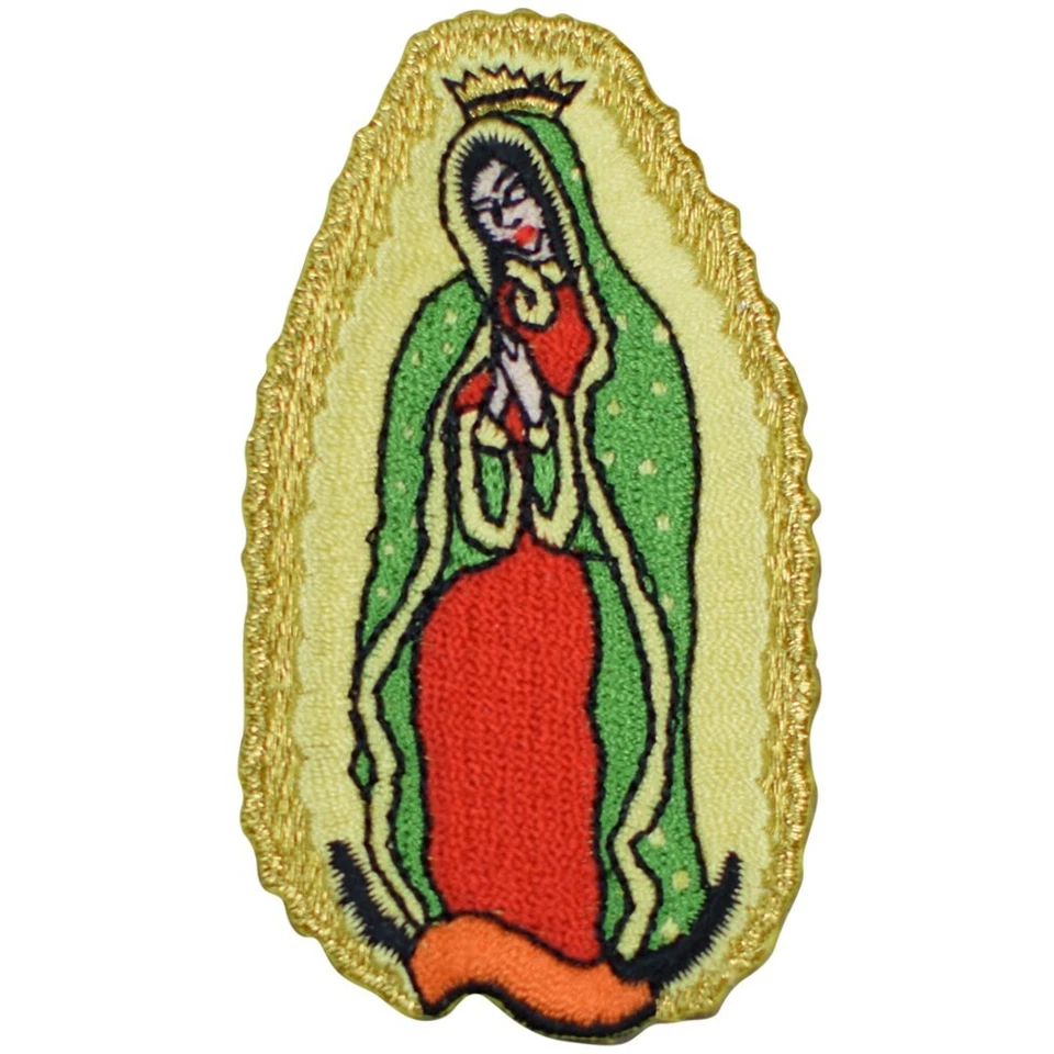 Our Lady of Guadalupe Applique Patch - Virgin Mary Badge 3" (Iron on) - Image 1 of 1
