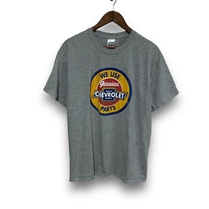 We Use Original Chevrolet Parts Classic Sign Graphic Logo T-Shirt Grau Gr. L - Bild 1 von 4