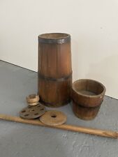 Vintage Wooden Butter Churn Hobby Country Cottage Prop