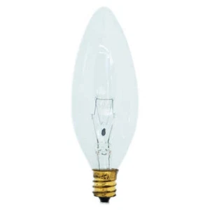 US-Style Light Fitting Candle Incandescent Light Bulb E12 240V 25W Clear - Picture 1 of 1