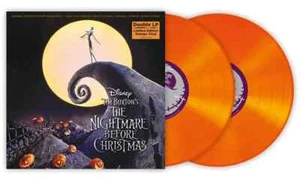 Tim Burton's Nightmare Before Christmas Soundtrack Orange Vinyl RARE NEW - Picture 1 of 19