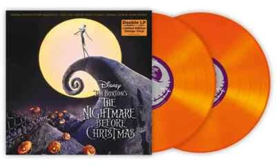 Tim Burton's Nightmare Before Christmas Soundtrack Orange Vinyl RARE NEW - Image 1 of 4
