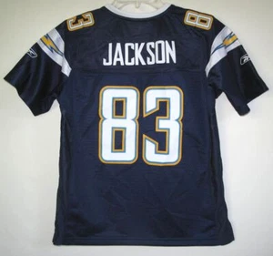 RBK SAN DIEGO CHARGERS VINCENT JACKSON WOMEN'S PREMIER NAVY HM JERSEY MEDIUM - Picture 1 of 2