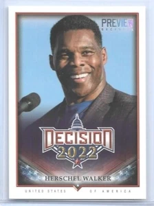 RARE 2022 DECISION RAINBOW HERSCHEL WALKER PREVIEW CARD #P8 ~ GEORGIA 2020 ~ QTY - Picture 1 of 2