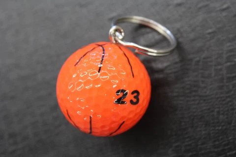 Michael Jordan Golf Orange #23 Basketball Key Cahin Bulls Cover