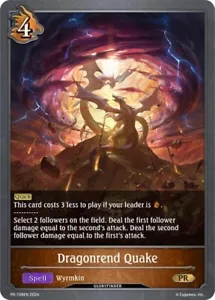 Dragonrend Quake Foil - PR-138EN - QUASI NUOVO - Shadowverse Evolve - Foto 1 di 1