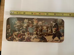 'Dogs In School' Pencil/Knick Knack Box - Made In England - NWOT - Picture 1 of 5