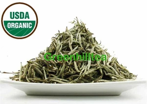 Organic Bai Hao YIn zhen Silver needle white tea Premium Loose leave Tea 1/2 LB - Picture 1 of 6