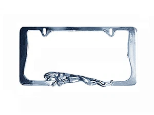 New Chrome Puma Silver License Plate Frame Universal Size -Single - Imagen 1 de 1