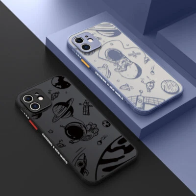 Astronaut For iPhone 15 14 13 Pro Max 12 11 XS XR 8 ShockProof Clear Case Cover - Image 1 of 4