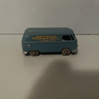 Matchbox #34 Volkswagen Panel Van, ruedas grises hechas en Inglaterra 1963. Express. Foto 1 de 4