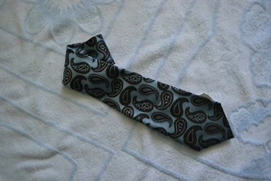 Ermenegildo Zegna Brown Paisley Blue Tie Brand new Made in Italy 100% silk - Picture 1 of 4