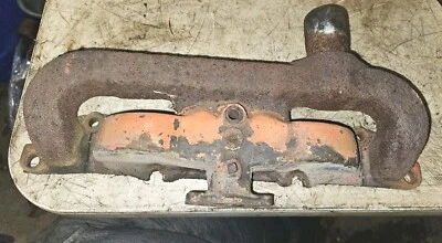 Colector de escape motor tractor Massey Harris 20 con tubo Continental 124 pieza  Foto 1 de 4