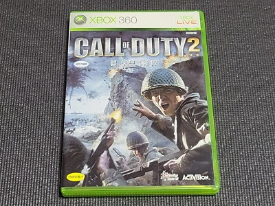 Microsoft XBOX360 Call of Duty 2 Retro Game Korean Version for MS Console - Image 1 of 4