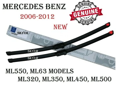Juego de limpiaparabrisas delantero Mercedes para ML320 ML350 ML450 ML500 ML550 ML63 Foto 1 de 4
