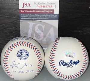 Jarren Duran Red Sox Signed 2024 All Star Baseball JSA Witness COA '24 ASG MVP - - Picture 1 of 1