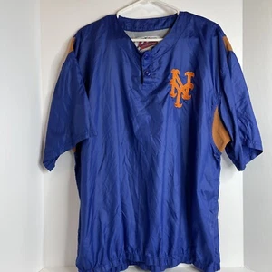 Chaqueta de calentamiento vintage de los Mets de Nueva York Starter Diamond Collection manga corta - Imagen 1 de 9