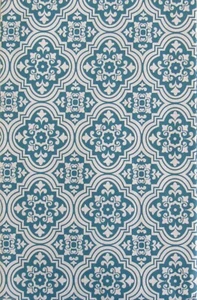 Floral Quatrefoil Damask Patten Vinyl Flannel Back Tablecloth Var Colors/Sizes - Picture 1 of 25