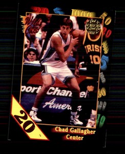 1992 Wild Card Basketball Chad Gallagher #35  50 STRIPE