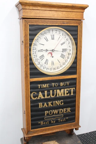 ORIGINAL CALUMET BAKING POWDER Advertising Clock Cover