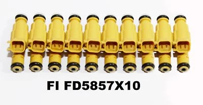 1 juego (10) inyectores de combustible para 99 Ford F-250 SuperDuty/F-350 SuperDuty 6,8 L V10 Foto 1 de 2