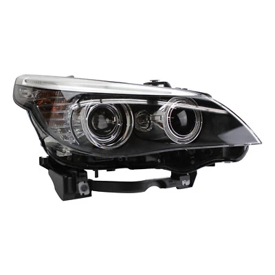 Hella 164912001 Front Passenger Right Headlight Assembly Bi-Xenon for BMW E60 - Image 1 of 4