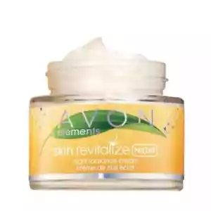 Avon Elements Skin Revitalize Night Radiance Cream SUITABLE FOR Sensitive Skin - Picture 1 of 1