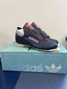 Botas de esquí de fondo Adidas raras de colección talla 6 troqueles hechas en Canadá - Imagen 1 de 12