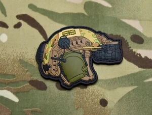 UKSF Casco 3D PVC Moral Parche SAS SBS SFSG SRR Multicam OAF Gancho Lazo - Imagen 1 de 2