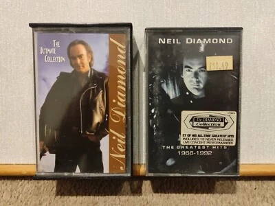 2x Neil Diamond Double Cassetes Greatest Hits Ultimate Collection. *Tested* - Image 1 of 4