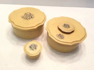 Vintage Ivory Dubarry Pyralin Py-ra-Lin Dresser Set Box - Picture 1 of 8