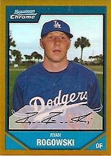 2007 Bowman Chrome Prospects Gold Refractors #BC135 Ryan Rogowski /50