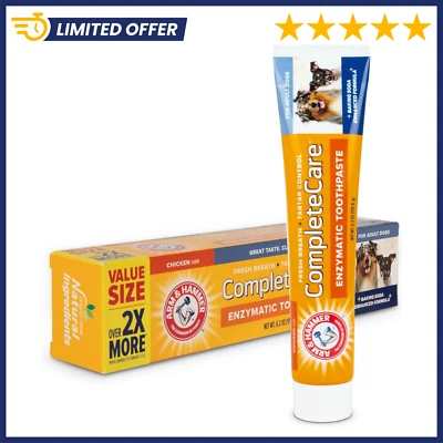 Arm & Hammer Complete Care ферментативная зубная паста для собак, 6,2 унц (упаковка из 1) - Изображение 1 из 4