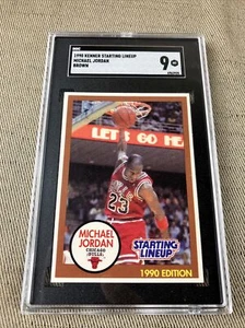 Michael Jordan 1990 Kenner Starting Lineup Brown Chicago Bulls Graded SGC 9 - Picture 1 of 3