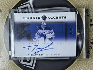 2023-24 Ultimate Collection Devon Levi RC Rookie Accents Auto /35 RA-DL - Picture 1 of 2