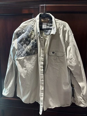 Mossy Oak Apparel Men's Hunting Shooting Shirt 3XL Camo w/ embroidery Logo - Image 1 of 4
