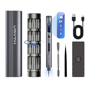 Mini Electric Screwdriver Set,Cordless Screwdriver Rechargeable, 60 Magnetic ... - Foto 1 di 8