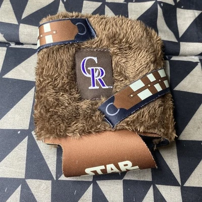 Colorado Rockies Star Wars Day Can Koozie Chewbacca Wookie Koozie Foto 1 de 4