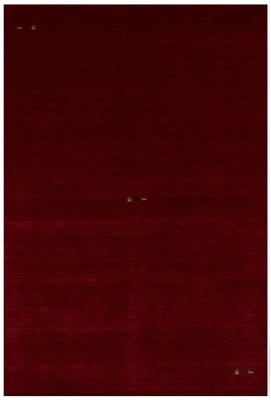 Maroon Red Pictorial Tribal Home Office 6X9 Gabbeh Modern Rug Wool Decor Carpet - Image 1 of 4