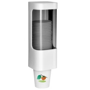 Cup Dispenser Wall Mounted Bathroom Cup Holder, 3oz-5oz Disposable Paper Cup ... - Picture 1 of 7