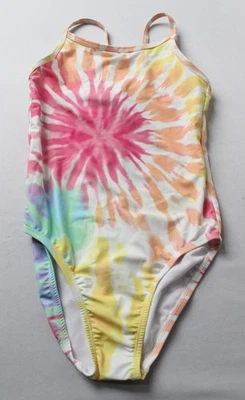 Traje de baño de una pieza con espalda cruzada para niña The Children's Place EH6 Cosmos mediano nuevo con etiquetas Foto 1 de 3