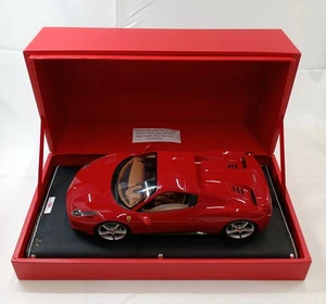 【Mini Car】 MR COLLECTION ROSSO CORSA 458 SPIDER FERRARI used from Japan Good - Picture 1 of 11