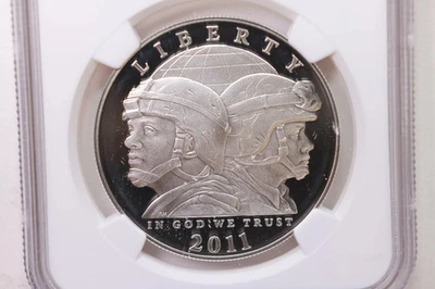 2011-P U.S. Army., Silver Dollar Commemorative., NGC PF-69., Store #GMC011 - Image 1 of 2