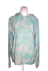 Volcom Lived In Lounge Blue Fog Hoodie Womens M (8) Pullover Sweatshirt NEW - Picture 1 of 2