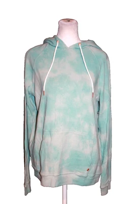 Volcom Lived In Lounge Blue Fog Hoodie Womens M (8) Pullover Sweatshirt NEW - Image 1 of 2